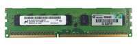 Memory RAM 1x 4GB Micron ECC UNBUFFERED DDR3  1600MHz PC3-12800 UDIMM | MT18JSF51272AZ-1G6