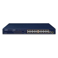 Switch Planet FGSW-2511P 24x 100Mb 1x RJ-45/SFP 190 W PoE+