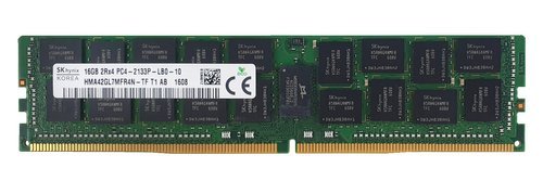 Memory RAM 1x 16GB Hynix ECC LOAD REDUCED DDR4 2Rx4 2133MHz PC4-17000 LRDIMM | HMA42GL7MFR4N-TF