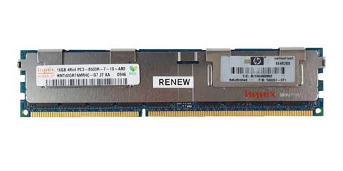 Memory RAM 1x 16GB Hynix ECC REGISTERED DDR3  1066MHz PC3-8500 RDIMM | HMT42GR7CMR4C-G7