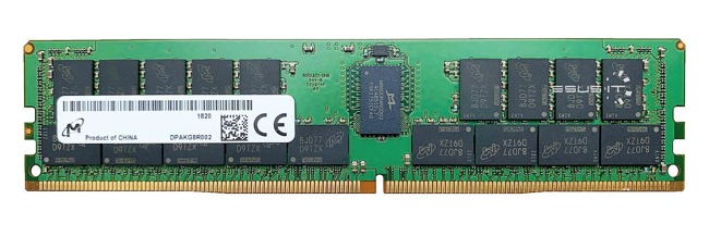 Memory RAM 1x 16GB Micron ECC REGISTERED DDR4 1Rx4 2666MHZ PC4-21300 RDIMM | MTA18ASF2G72PZ-2G6