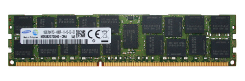 Memory RAM 1x 16GB Samsung ECC REGISTERED DDR3  1866MHz PC3-14900 RDIMM | M393B2G70QH0-CMA