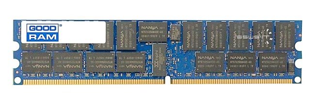 Memory RAM 1x 2GB GoodRAM ECC REGISTERED DDR2  800MHz PC2-6400 RDIMM | W-MEM80R2D42G