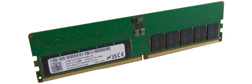 Memory RAM 1x 32 GB Micron ECC UNBUFFERED DDR5 2Rx8 4800MHz PC5-38400 UDIMM | MTC20C2085S1EC48BA1R