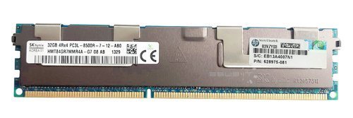 Memory RAM 1x 32GB Hynix ECC REGISTERED DDR3  1066MHz PC3-8500 RDIMM | HMT84GR7MMR4A-G7