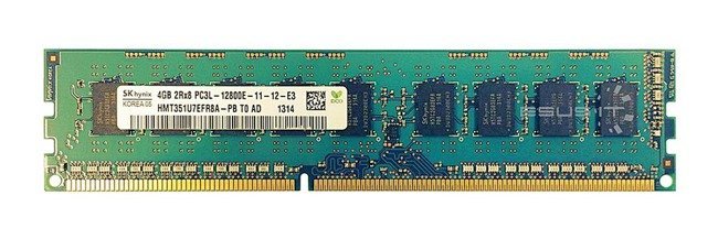 Memory RAM 1x 4GB Apacer ECC UNBUFFERED DDR3 2Rx8 1600MHz PC3-12800 UDIMM | 75.B83DM.G000C