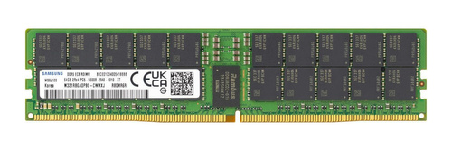 Memory RAM 1x 64GB Samsung ECC REGISTERED DDR5 2Rx4 5600MHz PC5-44800 RDIMM | M321R8GA0PB0-CWM