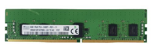 Memory RAM 1x 8GB Hynix ECC REGISTERED DDR4 1Rx8 2400MHz PC4-19200 RDIMM | HMA81GR7AFR8N-UH