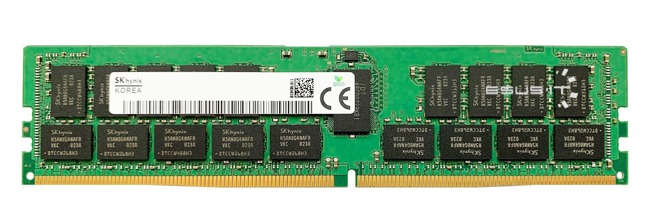 Memory RAM 1x 8GB Hynix ECC REGISTERED DDR4 1Rx8 2400MHz PC4-19200 RDIMM | HMA81GR7CJR8N-UH