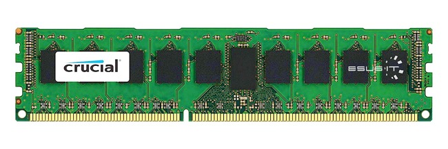 Memory RAM 1x 8GB Micron ECC REGISTERED DDR3  1866MHz PC3-14900 RDIMM | CT8G3ERSDD8186D