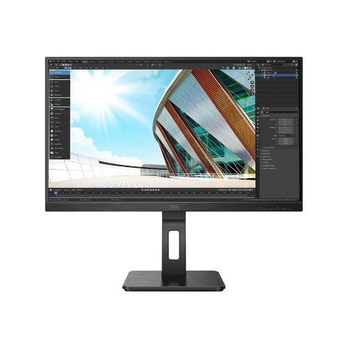 Monitor 27" AOC Q27P2Q 2560 x 1440 QHD 75Hz screen matrix IPS