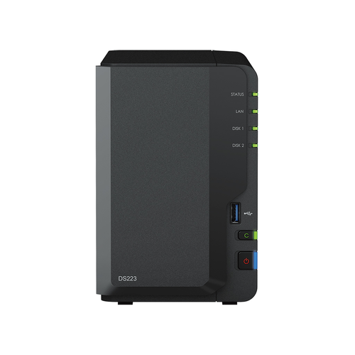 NAS server Synology DS223 2x SSD | HDD SATA 2GB RAM