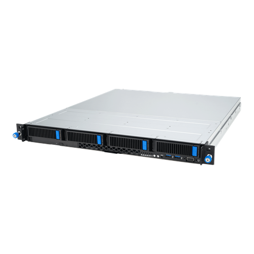 Server platform ASUS 1U RS300-E12-RS4/450W Intel x 1 DDR5 x 4 4 x 3.5" SATA/NVME PSU 1