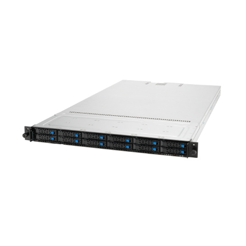 Server platform ASUS 1U RS500A-E11-RS12/800W/12NVMe 90SF01R1-M00DJ0 AMD x 1 DDR4 x 16 12 x 2.5" SATA/SAS/NVME PSU 1+1