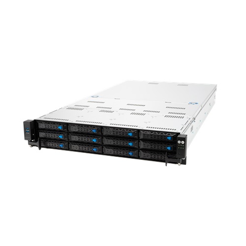 Server platform ASUS 2U RS720-E10-RS12/10G/2.4KW/8NVMe/GPU 90SF00Z5-M001R0 Intel x 2 DDR4 x 32 12 x 2.5" SATA/SAS/NVME PSU 1+1