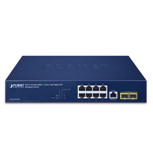 Switch Planet GS-4210-8T2S 8x 1Gb 2x SFP