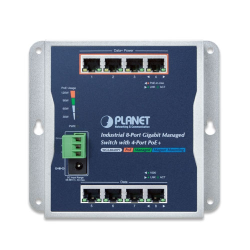 Switch Planet WGS-804HPT 8x 1Gb 144 W PoE+