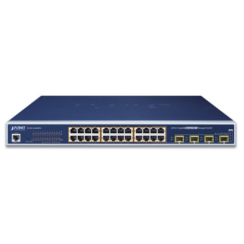 Switch Planet WGSW-24040HP4 24x 1Gb 4x SFP 440 W PoE+