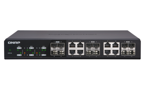 Switch QNAP QSW-1208-8C 8x RJ45/SFP+ Combo Ports 4x SFP+