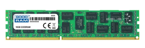 Memory RAM 1x 16GB GoodRAM ECC REGISTERED DDR3 2Rx4 1333MHz PC3-10600 RDIMM | W-MEM1333R3D416GLV