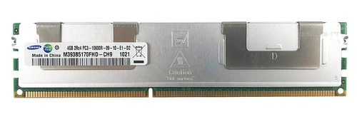 Memory RAM 1x 4GB Samsung ECC REGISTERED DDR3  1333MHz PC3-10600 RDIMM | M393B5170FHD-CH9