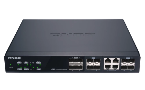 Switch QNAP QSW-M1204-4C 1x 1Gb 8x SFP+ 4x RJ-45/SFP+