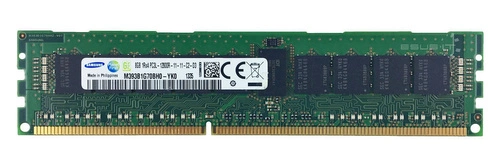 Memory RAM 1x 8GB Samsung ECC REGISTERED DDR3  1600MHz PC3-12800 RDIMM | M393B1G70BH0-YK0