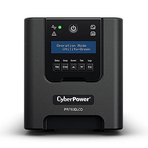 UPS CyberPower Professional Tower PR750ELCD 675W 6 sockets C13 new 2 years warranty