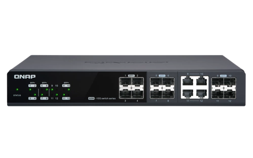 Switch QNAP QSW-M1204-4C 1x 1Gb 8x SFP+ 4x RJ-45/SFP+