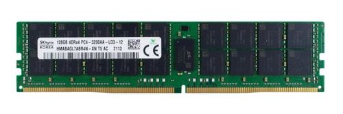 Memory RAM 1x 128GB Hynix DDR4 4Rx4 3200MHz PC4-25600 LOAD REDUCED  | HMABAGL7CBR4N-XN