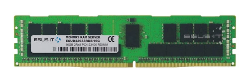 Memory RAM 1x 16GB ESUS IT ECC REGISTERED DDR4 2Rx8 2933MHz PC4-23400 RDIMM | ESUD42933RD8/16G