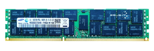 Memory RAM 1x 16GB Samsung ECC REGISTERED DDR3 2Rx4 1333MHz PC3-10600 RDIMM | M393B2G70AH0-YH9