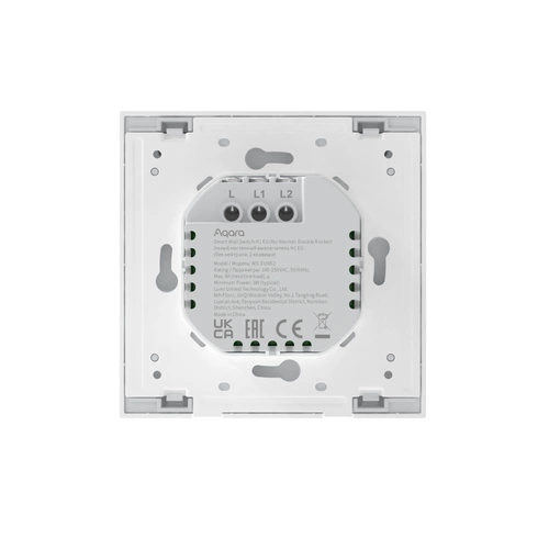 Smart Switch Aqara Smart Wall Switch H1 EU (No Neutral) | WS-EUK02