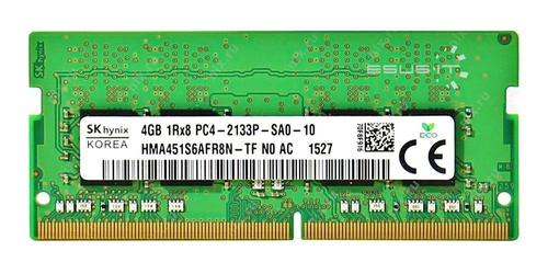 RAM 1x 4GB Hynix SO-DIMM DDR4 2133MHz PC4-17000 | HMA451S6AFR8N-TF