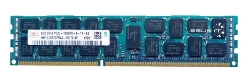 Memory RAM 1x 8GB Hynix ECC REGISTERED DDR3 2Rx4 1333MHz PC3-10600 RDIMM | HMT31GR7CFR4A-H9