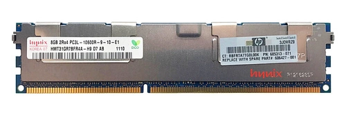 Memory RAM 1x 8GB Hynix ECC REGISTERED DDR3  1333MHz PC3-10600 RDIMM | HMT31GR7BFR4A-H9