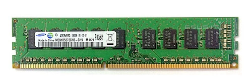 Memory RAM 1x 4GB Samsung ECC UNBUFFERED DDR3 1333MHz PC3-10600 UDIMM | M391B5273CH0-CH9