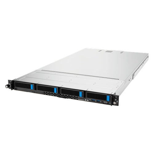 Server platform ASUS 1U RS700A-E12-RS4U/10G/2.6kW/4NVMe/OCP 90SF02D1-M00920 AMD x 2 DDR5 x 24 4 x 3.5" NVME/SATA/SAS PSU 1+1