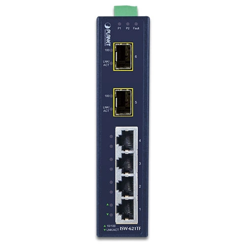 Switch Planet ISW-621TF 4x 100Mb 2x 100Mbps SFP