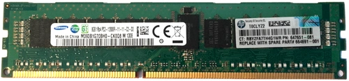 Memory RAM 1x 8GB Samsung ECC REGISTERED DDR3  1600MHz PC3-12800 RDIMM | M393B1G70BH0-CK0