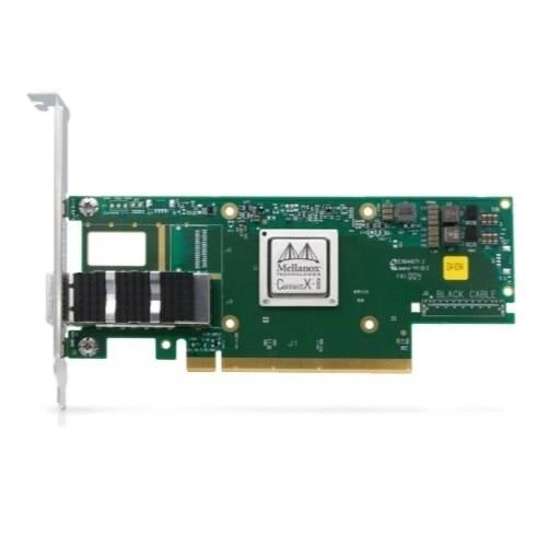 DELL  Mellanox ConnectX-6 Single Port HDR100 QSFP56 Infiniband Adapter, PCIe Low Profile | 540-BCMX