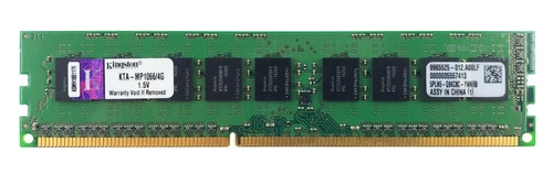 Memory RAM 1x 4GB Kingston ECC UNBUFFERED DDR3  1066MHz PC3-8500 UDIMM | KTA-MP1066/4G