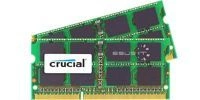 Memory RAM 2x 8GB Crucial SO-DIMM DDR3 1600MHz PC3-12800 | CT2KIT102464BF160B
