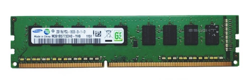 Memory RAM 1x 2GB Samsung ECC UNBUFFERED DDR3  1333MHz PC3-10600 UDIMM | M391B5773DH0-YH9