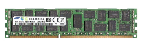 Memory RAM 1x 8GB Samsung ECC REGISTERED DDR3  1333MHz PC3-10600 RDIMM | M393B1K70EB0-CH9