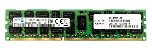 Memory RAM 1x 16GB Samsung ECC REGISTERED DDR3  1600MHz PC3-12800 RDIMM | M393B2G70DB0-YK0